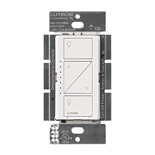Lutron Pd-6Wcl-Wh Caseta Wireless Smart Lighting Dimmer Switch, White #TOP1