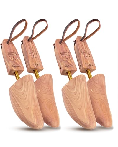 HOUNDSBAY Cowboy Boot Trees, Cedar Western Boot Tree for Men & Women, Shoe Tree for Boots, Boot Stretcher & Shaper