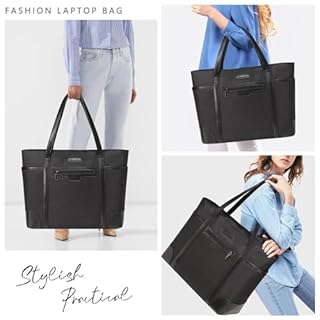 ChaseChic Sac pour ordinateur portable pour femme, imperméable, grand sac fourre-tout classique pour enseignant, sac à bandoulière pour enseignant, sac à bandoulière pour ordinateur de 39,6 à 43,2 cm