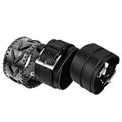 D-3pcs Leather Black