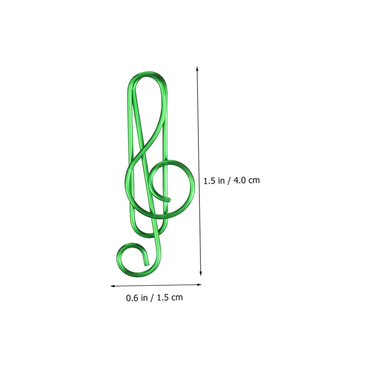 HOMSFOU 4 Set Fermagli Per Carta Musicali Colorati Metallo Per Ufficio E Scuola Clip Creative Per Documenti E Decorazioni 85 Pezzi*4