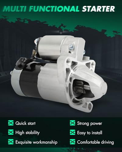Image of SCITOO Starter Motor fit for Mazda for Miata 1.8L 1999-2005,for Mazda for Protege 1.6L 1999,for Mazda for Protege 1.8L 1995-1998 Replacement Starter 17592