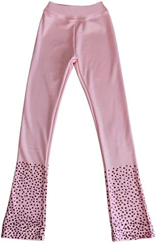 Skating Jacket Training Wear Skating Top Girls Pink Leggings Pants Set