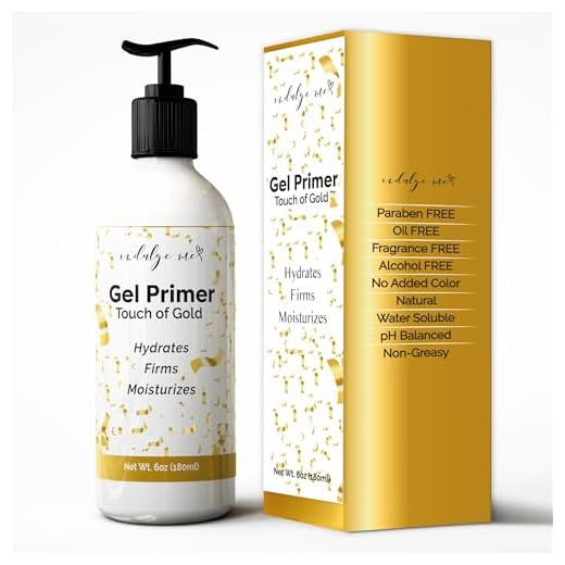 Conductive Gel - Facial Hydrating Leave-On Gel Primer, Hyaluronic Acid, Collagen Peptide, Niacinamide, Vitamin E, Gold Foil