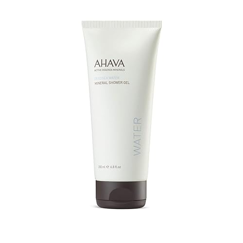 AHAVA Gel de ducha mineral de agua del mar muerto, refresca y relaja, elimina la suciedad y las impurezas, enriquecido con una exclusiva mezcla