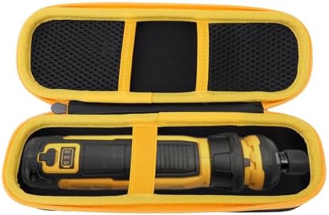 Wisoqu Case for DWHT66719 Cordless Screwdriver and Bits, Waterproof Shockproof Hard Shell Storage Organizer Box with Internal Pockets, Carry Handle, Smooth Zipper