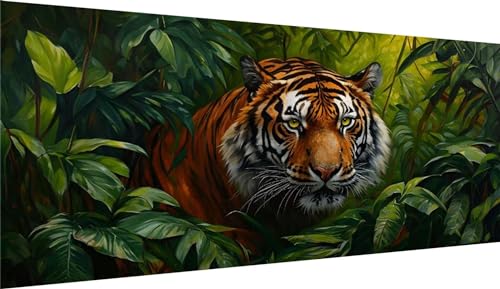 Peinture diamant kit complet tigre 50x100cm cadeau adulte
