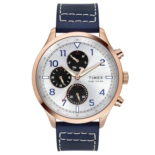 Image of TIMEX Analog Watch for Men with Round Dial & Water Resistant Man's Wrist Watches