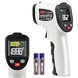 termómetro digital infrarrojos láser janisa ad6530d Función de alerta: fácil de ajustar el límite superior o inferior de la temperatura, pistola de medición de temperatura alerta automáticamente cuando la temperatura medida supera el ajuste de límite inferior o superior para ayudarte a controlar los cambios de temperatura de los objetos en tiempo real, láser rojo integrado para apuntar con precisión, relación distancia a punto (D/S) es 12:1