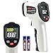 Termómetro infrarrojo (no para humanos), termómetro láser digital, pistola de temperatura con función de alarma para cocinar/horno de pizza/barbacoa, pistola de temperatura infrarroja, color blanco