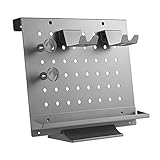 卓上収納 デスクトップオーガナイザー STARPLATINUM 快適ワークのデスクトップシェルフ ゲーミング向け DS103 シルバー