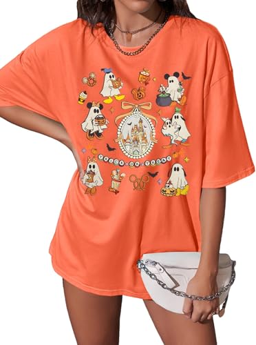 Halloween Shirts for Women Graphic Magical T Shirt Vacation Holiday Top