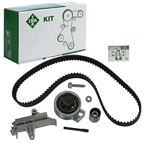 Kit de distribution INA 530 0090 10 avec courroie crantée et galet tendeur de rechange