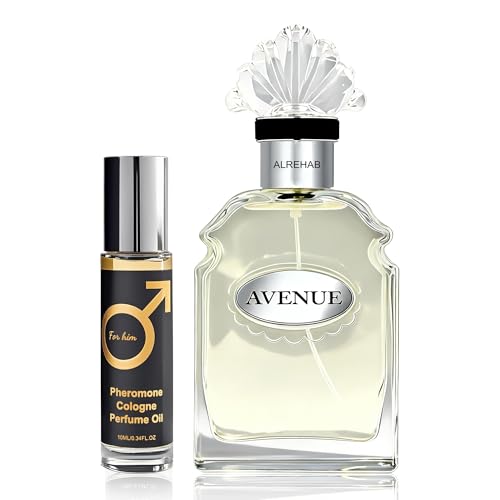 Image of AFLUXE Avenue Men's Cologne 3.4 Fl. Oz Eau De Parfum, Fresh Natural Spicy Woody Notes, Modern Masculine,Fragrance Pheromone