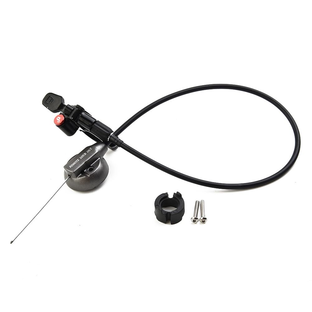 Leva di blocco forcella bici lega alluminio Epicon XCR XCM Raidon NCX 222 mm manubrio nero