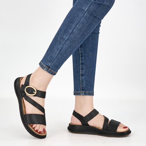 Aomigoct Womens Sandals Dressy Comfortable: Casual Summer Dress Flats Sandal 2025 -Ladies Fashion Walking Shoes Non Slip2