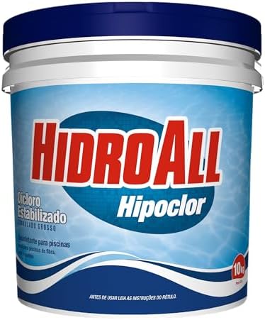 Balde cloro granulado Hipoclor HidroAll - 10 kg