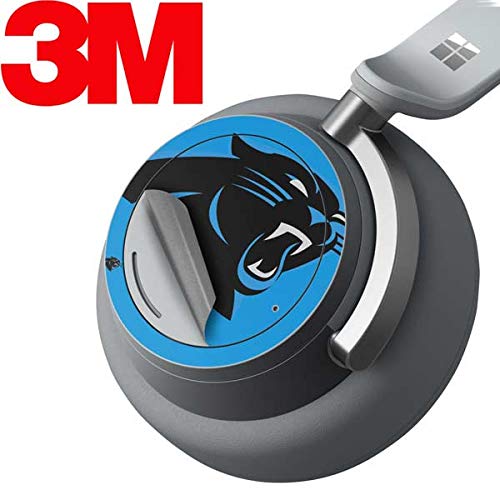 Skinit Decal Audio Skin Compatible with Surface Headphones - Officially Licensed NFL Carolina Panthers Large Logo Design