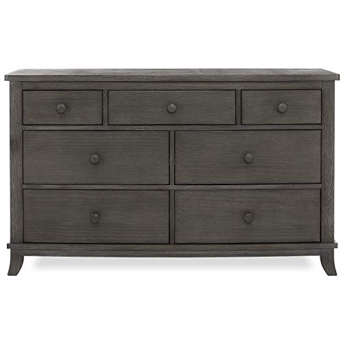 Evolur Signature Amsterdam Double Dresser, Smokey Brushed Grey #TOP30