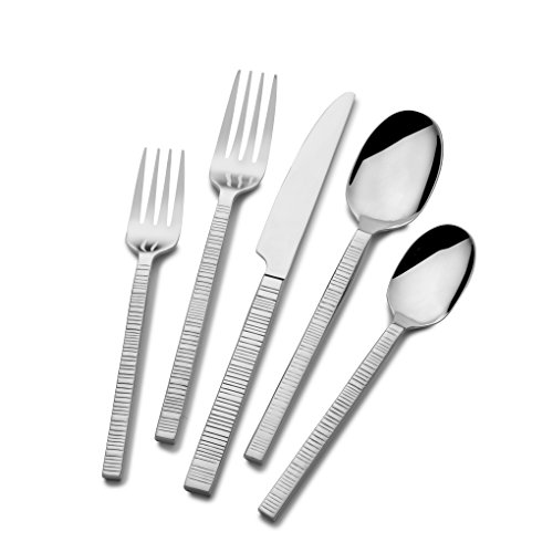 Towle Living 5151053 Griffin 42-Piece Forged Stainless Steel Flatware Set, Service for 4