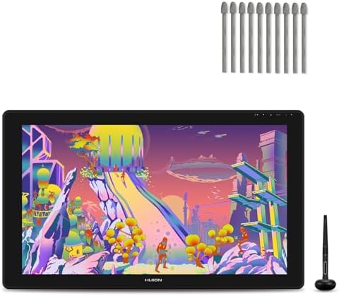 Tableta digitalizadora HUION Kamvas 24 Plus con pantalla de 23,8 pulgadas, resolución QHD 2,5K, tecnología de laminación completa, lápiz sin batería PW517 y 8192 niveles de sensibilidad a la presión, compatible con PC, Mac y Android miniatura 1