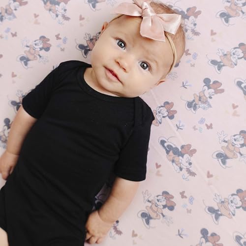 Image of Premium Fitted Knit Crib Sheet /Toddler Sheet Minnie Mouse by Copper Pearl