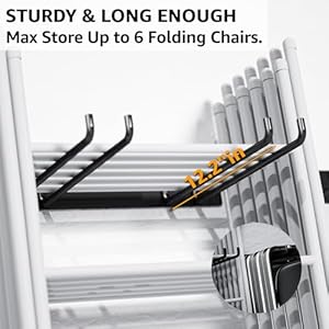 Yyrfoldingchairstoragerackgardentoolfoldablechairsorganizerhangersforgarageorganizationlawnbeachcampingyardchairshookswallmountsoildmetalmaxload240lbs2pack  Urban Country Home Decor Yyr folding chair storage rack garden tool foldable chairs organizer hangers for garage organization lawn beach camping yard chairs hooks wall mount soild metal max load 240 lbs 2 pack  urban country home decor