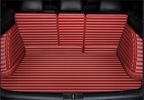 Tapis de coffre de voiture antidérapant BMW E92 E93 finition cuir rouge