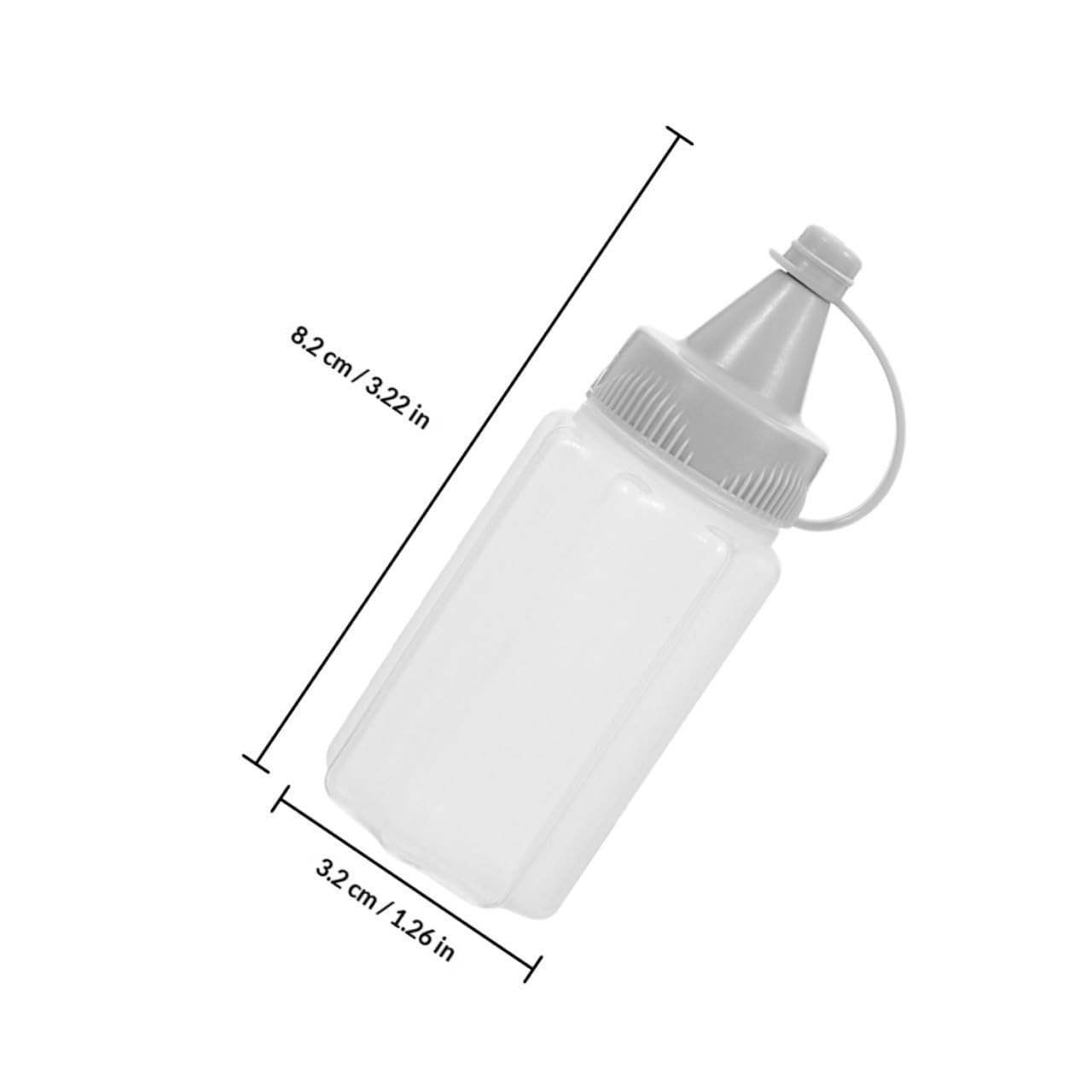 Amazon｜DOITOOL 食品グレードPP製調味料スクイーズボトル30ml×8個