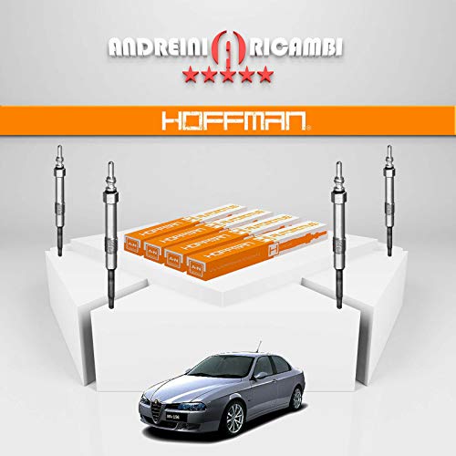 Kit 4 candelette 156 1.9 jtd 85kw 115cv 2004 ->