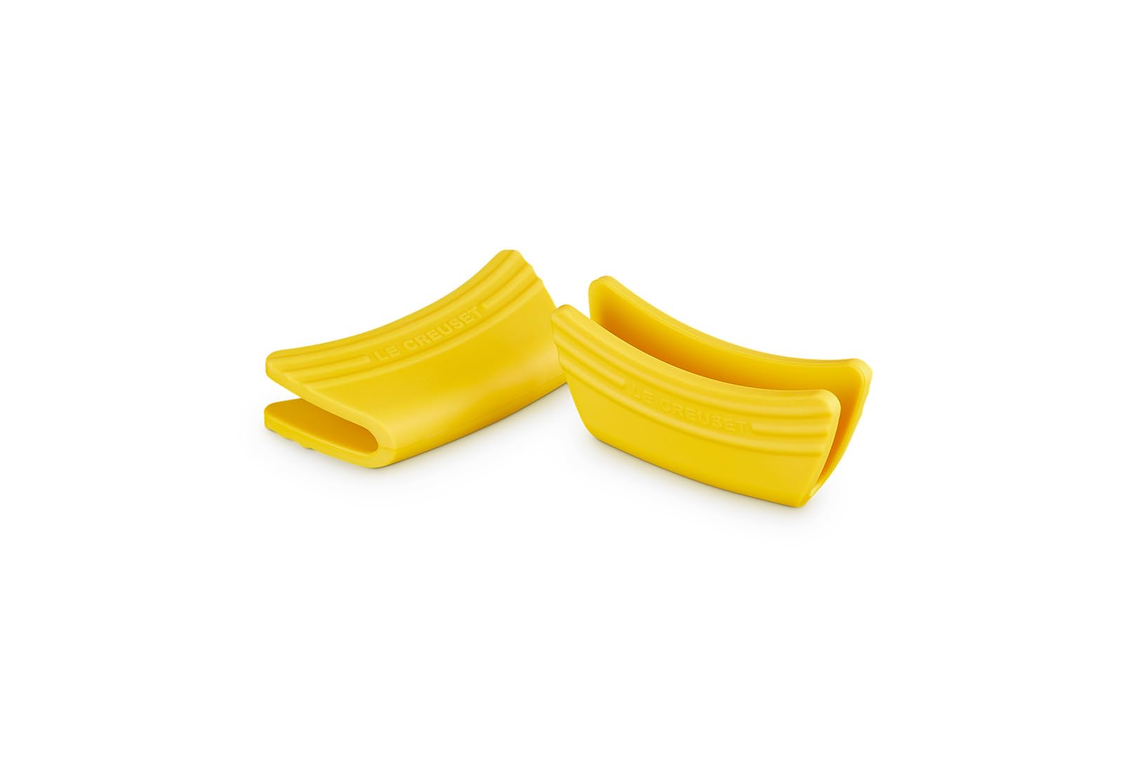 Le Creuset 2er-Set Griffschutz aus Silikon, Anpassungsfähig, Hitzebeständig bis 250°C, Nectar, 42813006720000