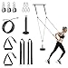 Poleas Gimnasio para Casa, Sistema de Polea Cable Máquina de Musculacion Accesorio de Entrenamiento para Máquinas de Brazo (4m Cable)
