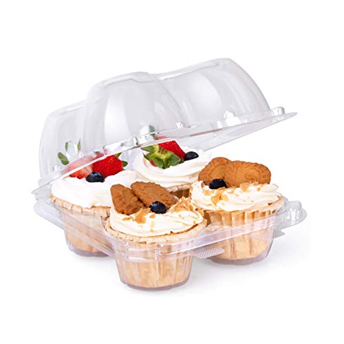 Cupcake Clamshells. Clear Cupcake Boxes Individual Cupcake Containers