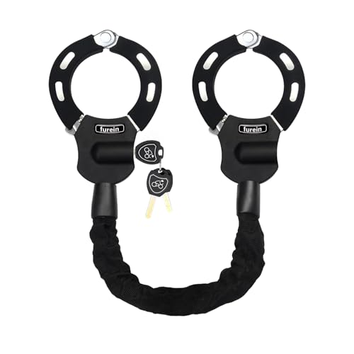 Schloss für E Scooter 8mm,Handschellenschloss,Fahrradschloss Schlüssel,Silikonschutz Gegen Kratzer Schnittfest,Schlösser...