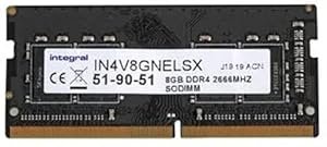 Integral 8GB DDR4 RAM 2666MHz SODIMM Laptop Notebook MacBook Arbeitsspeicher-Modul
