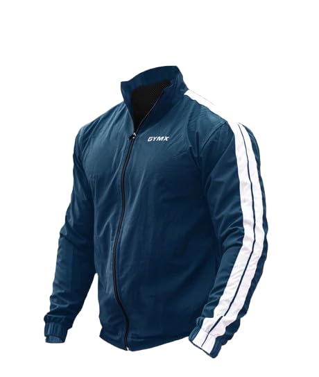 Summer Polyester Jacket | Sun Protection Jacket For Men | Windcheater For Man & Boys | Lightweight & Breathable Jackets | Suitable For Gym, Sports, Training & Casual | Air Lite Krypto Blue-image-1