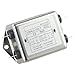 HogarTech for EMI Power Filter for Industrial Use, Single-Phase Double-Section 3A to 10A, 115/250VAC, CW4L2 Series(CW4L2-10A-T)