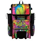 Boombah Rolling Superpack Baseball/Softball Gear Bag - Telescopic Handle - Holds 4 Bats - Wheeled Version - Softball Slide Multi