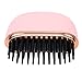 TARSHYRY Mini Hair Straightener Brush, PTC Fast Heating 30S USB Rechargeable Hot Brush with 3 Adjustable Temperature 160C 180C 200C, for All Hair Types (Pink)
