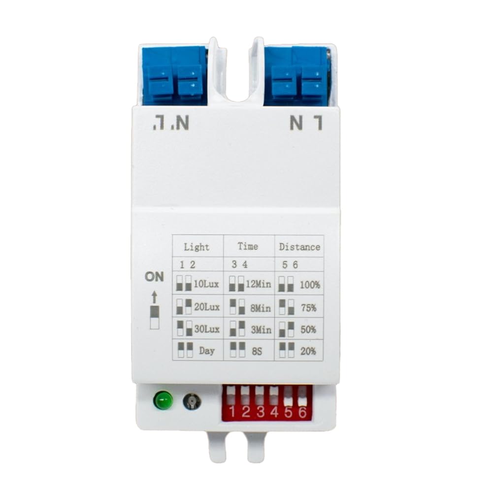 Yarryuter Radar Sensor Switch 5.8GHz Household Microwave Human Motion Detector 220V-240V for Intelligent Access Control Security