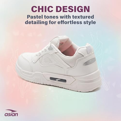 Image of ASIAN Stella-02 Women's Sneakers | Comfortable Walking, Running & Casual Shoes | Stylish Lightweight Design with Steady Grip