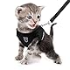 FEimaX Katzengeschirr mit Leine für Hunde Katzen Weich Mesh No Pull Hundegeschirr Reflektierende Verstellbare Atmungsaktive Welpen Brustgeschirr für Gehen Training