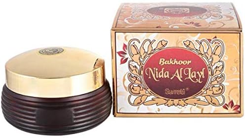 Miniatura 2 de Incienso Nida Al Layal - 70 GM (2.5 oz)  Hospitalidad árabe cálida  Aroma oriental de larga duración  Chips de madera de agar perfumadas con sándalo