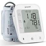 yuwell Blood Pressure Monitor, Extra Large Upper Arm Cuff, Digital Blood Pressure Machines for Home Use, Arm Bp Monitor with Large Display, Dual Power Options (YE670A with USB Cable)