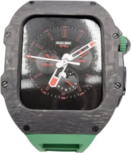 Bracelet de montre de sport respirant en carbone pour Apple Watch, fini la transpiration