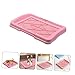 balacoo Training Dog Toilet Tray Small Flat Design for Easy Potty Training Material for Indoor Use Convenient Pet Accessory Macaron Pink