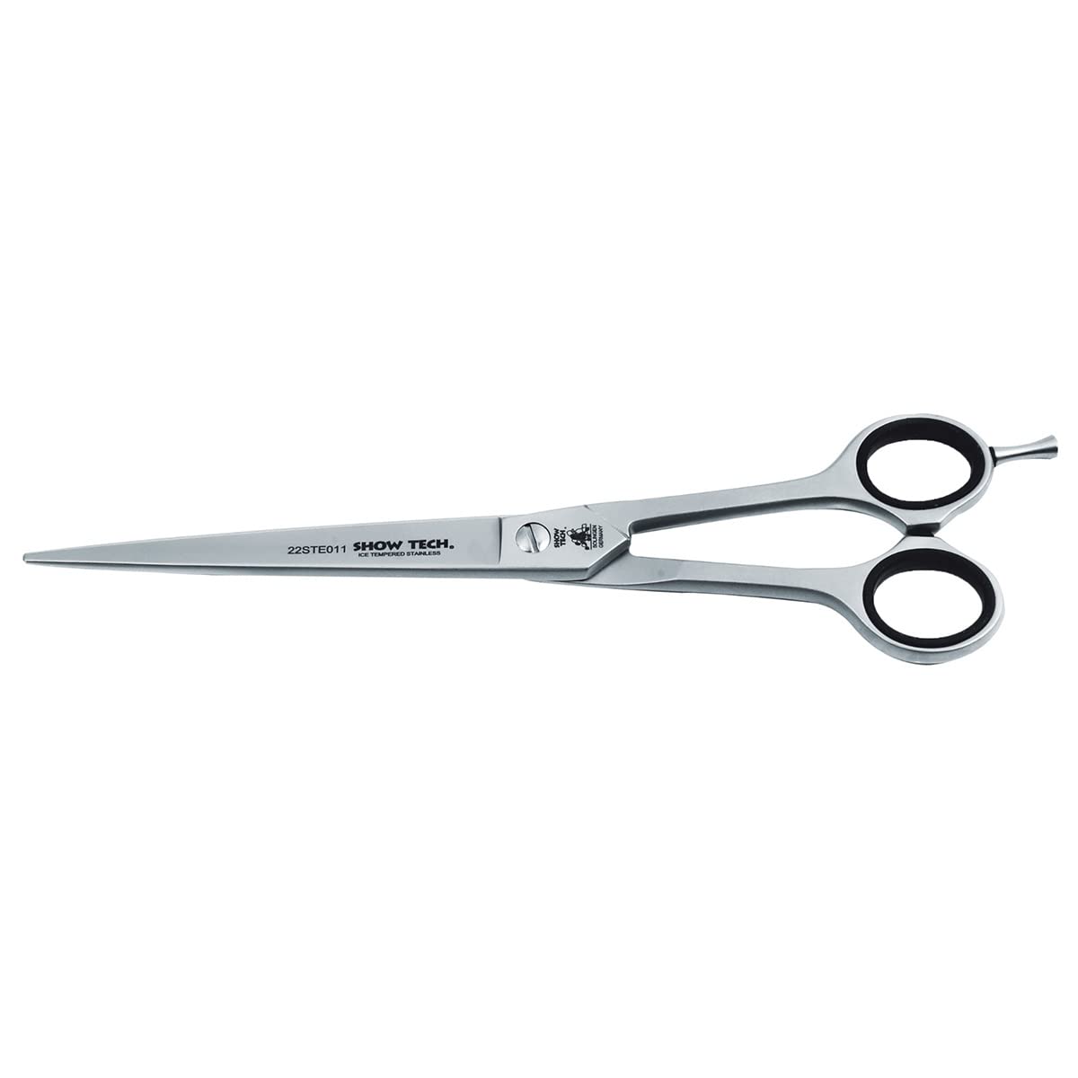 Show Tech Straight Scissor with Saftey Tip, Your Dog Grooming Expert, Nickel-Free Stainless Steel, Ice Tempered to Ensure Maximum Hardness, 4.5"