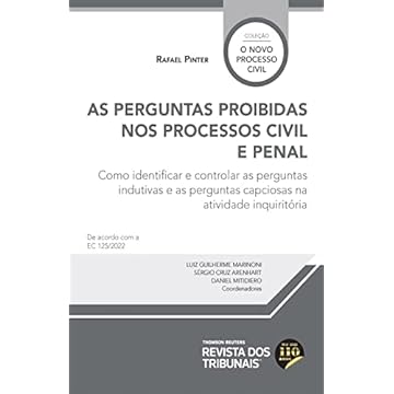 Capa do livro As Perguntas Proibidas nos Processos Civil e Penal