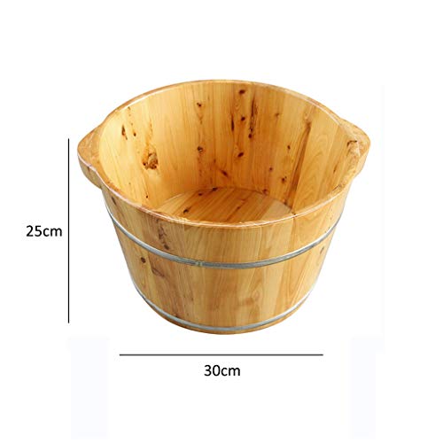 Balde de madera para spa de pies miniatura 2