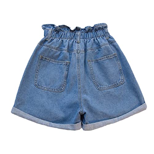 Short d'été en jean femme confortable qui ne serre pas la taille